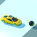 Hit the wall on the car