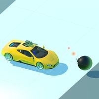 Hit the wall on the car