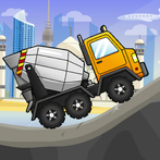 Kids Transport Trucks On Hills