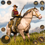 Cowboy Horse Riding Horse Race