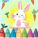 Bunny Coloring Drawing Rabbit
