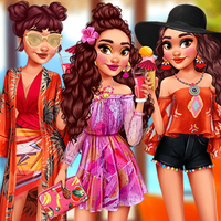 العاب بنات مكياج و تلبيس سمراء