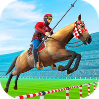 Tent Pegging Horse Racing Game