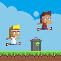 Retro Running Brothers