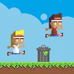 Retro Running Brothers