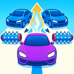 Merge Car Run - Evolution Race