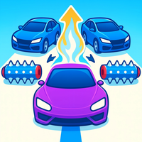 Merge Car Run - Evolution Race