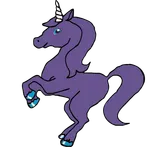unicorn and balloons