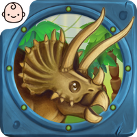 Dinosaurs for kids baby card