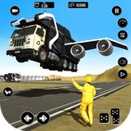City Garbage Flying Truck 3D