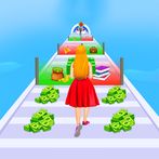 Running Girl 3D Money Run Game