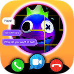 Blue Monster Fake Video Call