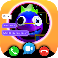 Blue Monster Fake Video Call