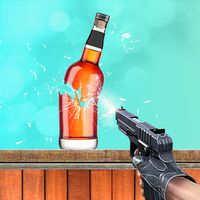 Real Bottle Shooting Gun Games