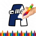 Alphabets Lore 3D Coloring