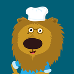 Lev peče perníčky