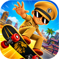Little Singham Super Skater