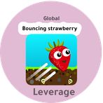 Bouncing strawberry