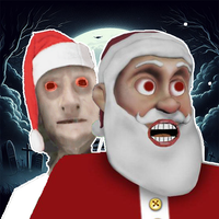 Scary Santa Granny hide & seek