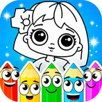 Coloring dolls