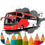 coloring the city bus
