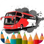 coloring the city bus