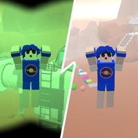 Night Vision on Mars Parkour