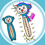 Dot to Dots Coloring