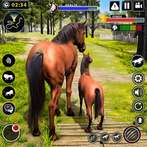 Wild Horse Family Simulator 3D