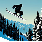 Downhill Crazy Snowboard Games