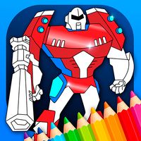 Robots Coloring Pages with Ani