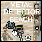 Metal detector beach