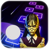 Tiles Hop: Wednesday Addams