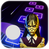 Tiles Hop: Wednesday Addams