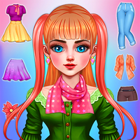 Chibi Doll Dress up Coloring