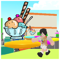 Parkour & obby ice cream city