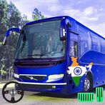 Indian Coach Driving Bus