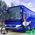 Indian Coach Driving Bus