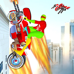 Rope Hero Crime Bike Simulator