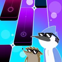 Regular Show Piano Game Tiles