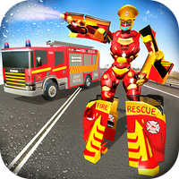 Firefighter Robot Transform Tr