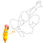 How to draw SpiderMun