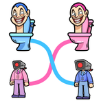 Draw to toilet: Skibidi Toilet