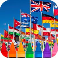 World Flags : Coloring