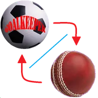Combo:goalkeeper & cricket