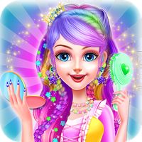 Braided princess hair salon