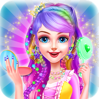 Braided princess hair salon