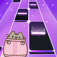 Pusheen Cat Piano Game Tiles