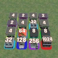 2048 Merge Buildings