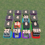 2048 Merge Buildings